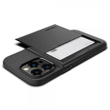 Spigen iPhone 14 Pro Max -suojakuori Slim Armor CS, musta