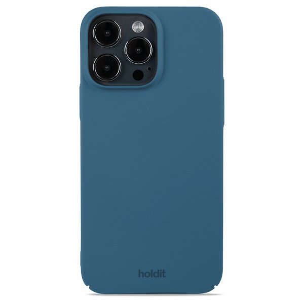 holdit iPhone 14 Pro Max Kuori Slim Case Denim Blue