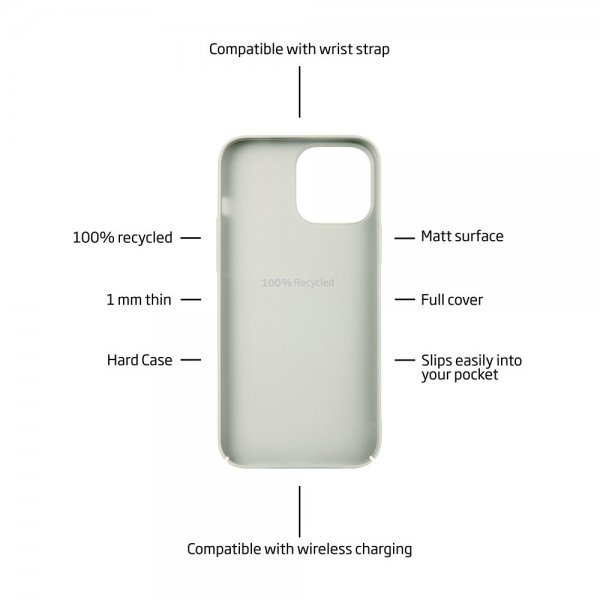 Holdit iPhone 14 Pro Max -kuori Slim Case Light Beige