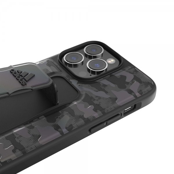 Adidas iPhone 14 Pro Max -kuoret SP Grip Case Camo Black