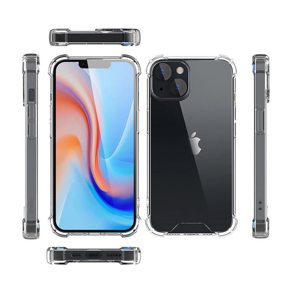 iPhone 14 Pro Max Suojakuori Iskunkestävä Läpinäkyvä