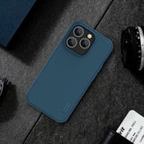 Nillkin iPhone 14 Pro Max Kuori Super Frosted Shield Pro Sininen