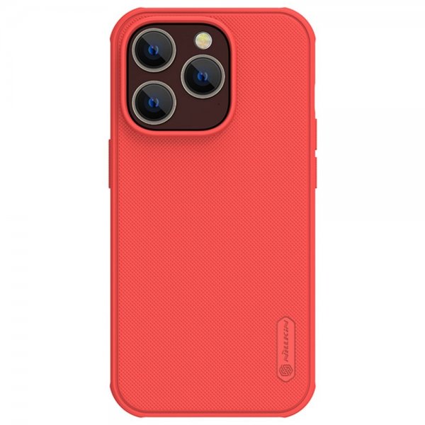 Nillkin iPhone 14 Pro Max Kuori Super Frosted Shield Pro Punainen