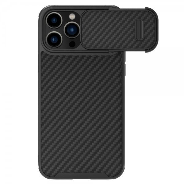 Nillkin iPhone 14 Pro Max -kuori Synthetic Fiber Musta