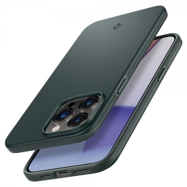 Spigen iPhone 14 Pro Max Thin Fit -suojakuori, Abyss Green