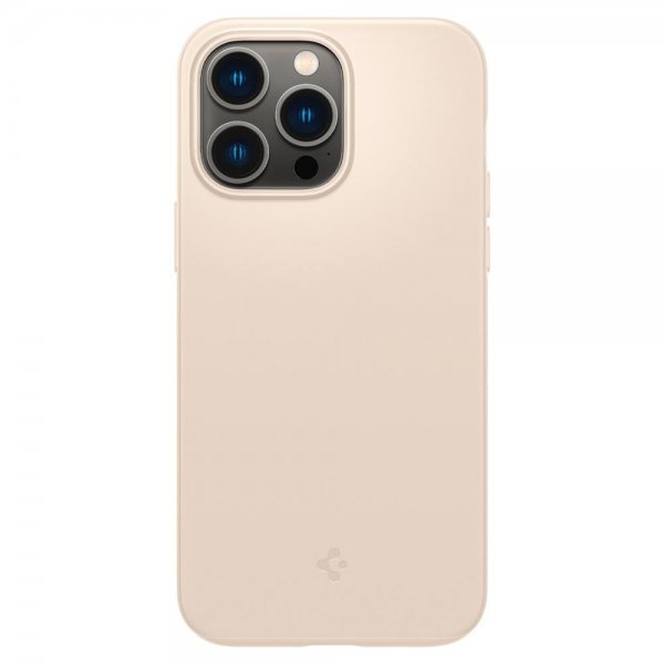 Spigen iPhone 14 Pro Max Thin Fit -suojakuori, hiekanbeige