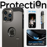 Spigen iPhone 14 Pro Max Tough Armor MagFit -suojakuori, Gunmetal