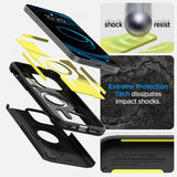 Spigen iPhone 14 Pro Max -suojakuori Tough Armor MagFit, musta