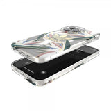 Adidas iPhone 14 Pro Max Kuori Trefoil Kirkas Kotelo MagSafe Kulta