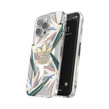 Adidas iPhone 14 Pro Max Kuori Trefoil Kirkas Kotelo MagSafe Kulta