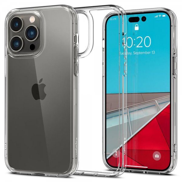 Spigen iPhone 14 Pro Max Ultra Hybrid -suojakuori, kirkas