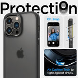 Spigen iPhone 14 Pro Max Ultra Hybrid Frost Black -kuori