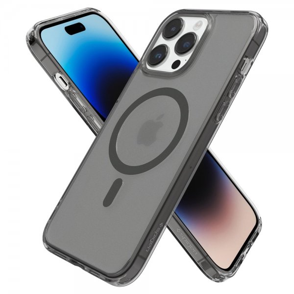 Spigen iPhone 14 Pro Max -suojakuori Ultra Hybrid MagFit Frost Black
