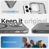 Spigen iPhone 14 Pro Max -suojakuori Ultra Hybrid MagFit Frost Black