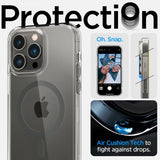 Spigen iPhone 14 Pro Max Ultra Hybrid MagFit Graphite -suojakuori