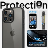 Spigen iPhone 14 Pro Max -suojakuori Ultra Hybrid Matte Black