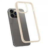 Spigen iPhone 14 Pro Max Ultra Hybrid -kuori, hiekanvärinen