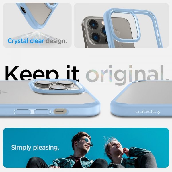 Spigen iPhone 14 Pro Max -suojakuori Ultra Hybrid Sierra Blue