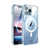 Rvelon iPhone 14 Pro Max Kuori TPU MagSafe Läpinäkyvä