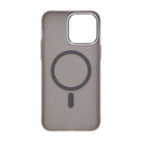 iPhone 14 Pro Kuori Hiilikuitukuviointi MagSafe Harmaa