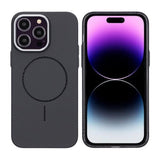 iPhone 14 Pro Kuori Hiilikuitukuvio MagSafe Musta