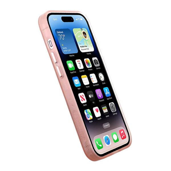 iPhone 14 Pro -suojakuori Kamerasuojaus MagSafe Pinkki