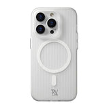 Rvelon iPhone 14 Pro Kuori Aallotettu MagSafe Valkoinen