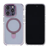iPhone 14 Pro -suojakuori MagSafella, taitettava, jalustalla, violetti