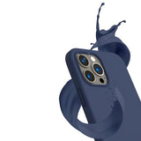 Rvelon iPhone 14 Pro -silikonikuori, sininen