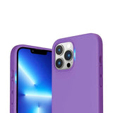 Rvelon iPhone 14 Pro -kuoret silikonia, violetti