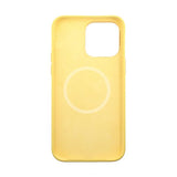 Rvelon iPhone 14 Pro Silikonikuori MagSafe Keltainen