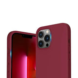 Rvelon iPhone 14 Pro Silikonikuori Punainen