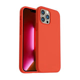 Rvelon iPhone 14 Pro Silikonikuori Vaaleanpunainen