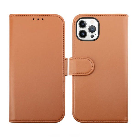 Rvelon iPhone 14 Pro -suojakuori magneettisella irrotettavalla kannella, ruskea