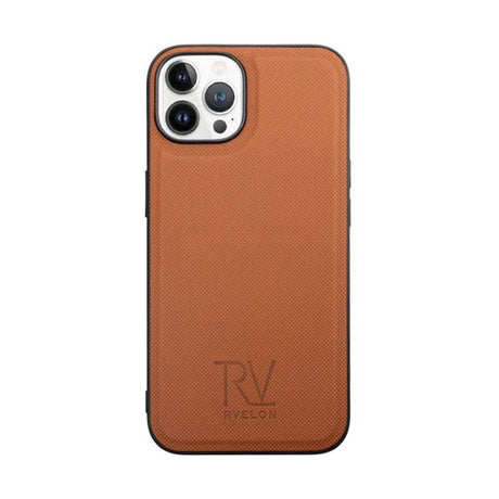Rvelon iPhone 14 Pro -suojakuori magneettisella irrotettavalla kannella, ruskea