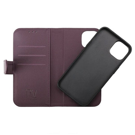 Rvelon iPhone 14 Pro -suojakuori magneettisella irrotettavalla kuorella, violetti