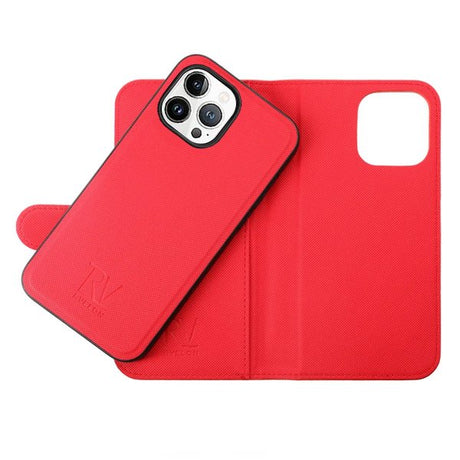 Rvelon iPhone 14 Pro -magneettikotelo, irrotettava, punainen