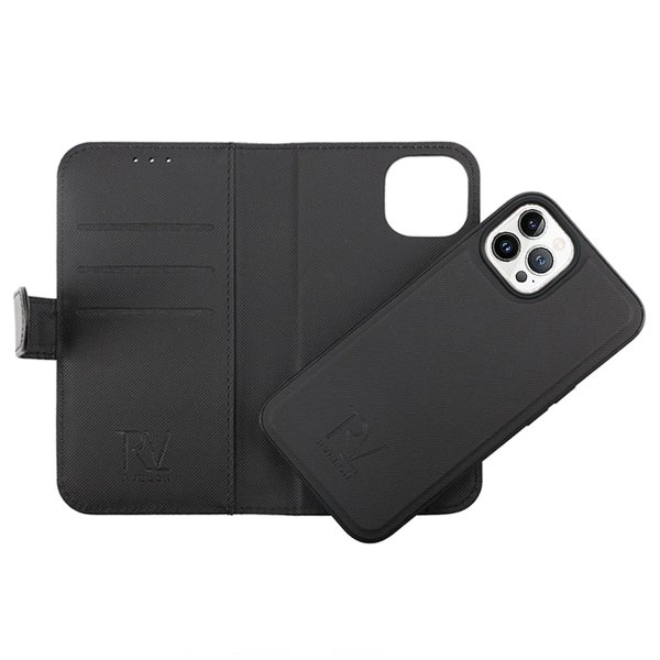 Rvelon iPhone 14 Pro Magneettinen irrotettava kuori musta