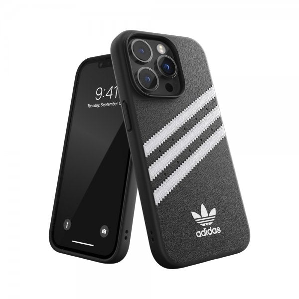 Adidas iPhone 14 Pro Kuori 3 Stripes Snap Case Musta Valkoinen