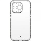 Black Rock iPhone 14 Pro -suojakuori 360° Real Glass Case - musta kirkas