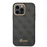 Guess iPhone 14 Pro kuori 4G Logo Musta
