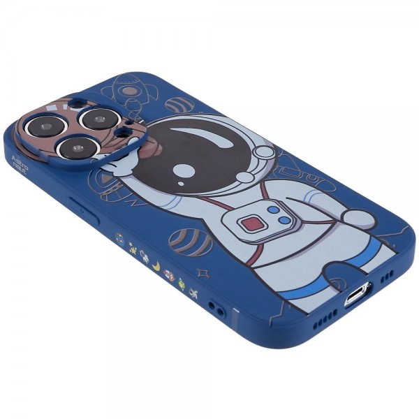 iPhone 14 Pro Kuoret Astronautti Sininen Ruskea