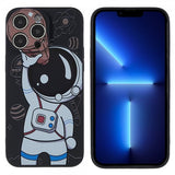 iPhone 14 Pro Kuoret Astronautti Musta Ruskea