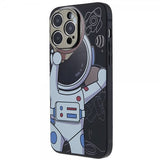 iPhone 14 Pro -kuoret Astronautti Musta Harmaa