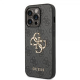 Guess iPhone 14 Pro Kuoret Big Metal Logo Harmaa