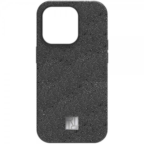 Richmond & Finch iPhone 14 Pro -suojakuori, Black Caviar