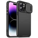 iPhone 14 Pro Kuori Camera Slide Musta