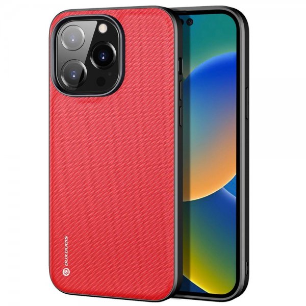 Dux Ducis iPhone 14 Pro -suojakuori FINO Series, punainen