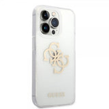 Guess iPhone 14 Pro Kuori Full Glitter Transparent
