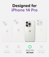 Ringke iPhone 14 Pro -suojakuori Fusion Bumper, kirkas